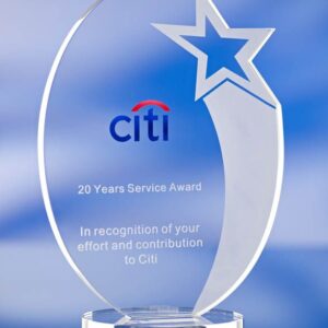 UV Printed Acrylic Trophies Custom Design