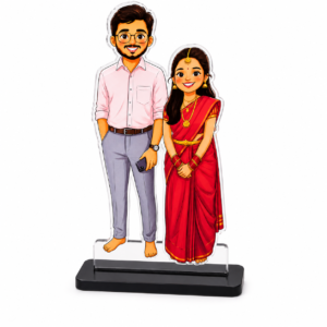 Acrylic Couple Caricature Chennai