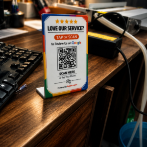 Google Review QR Standee Chennai | QR Feedback Stand Printing