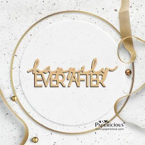 PAPERICIOUS MDF Cutout - Happily Ever After