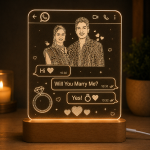 WhatsApp Proposal Lamp | Personalized Love Proposal Gift Chennai