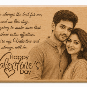 Personalized Wooden Engraved Photo Frame | Custom Photo on Wood